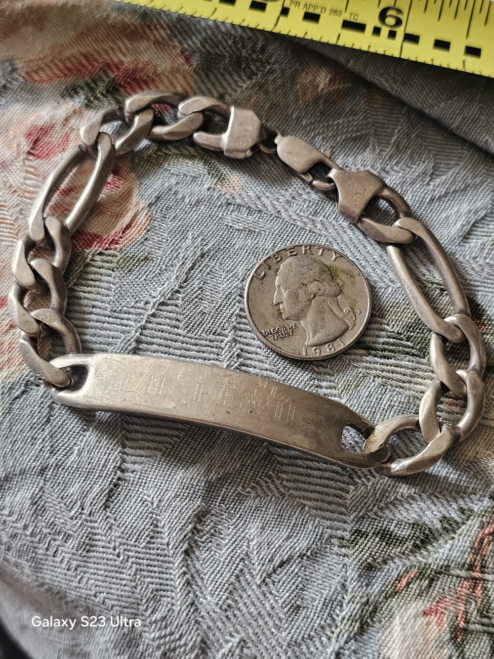 Sterling Silver- Men’s ID Bracelet